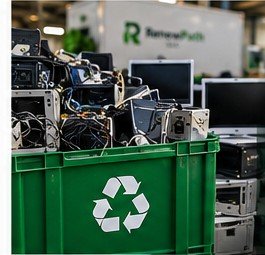Business e-waste recycling and electronics recovery